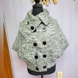 Anthropology angora blend cape size medium